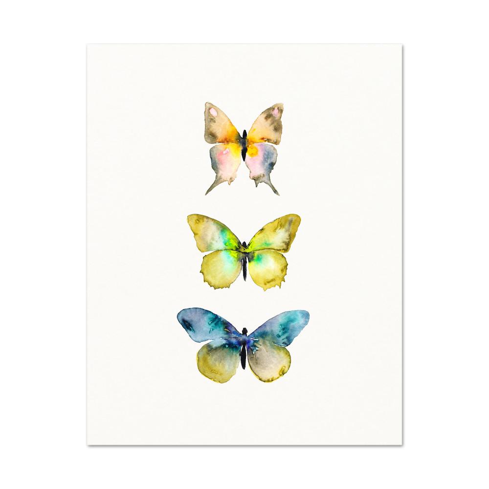 3 Butterflies No. 4