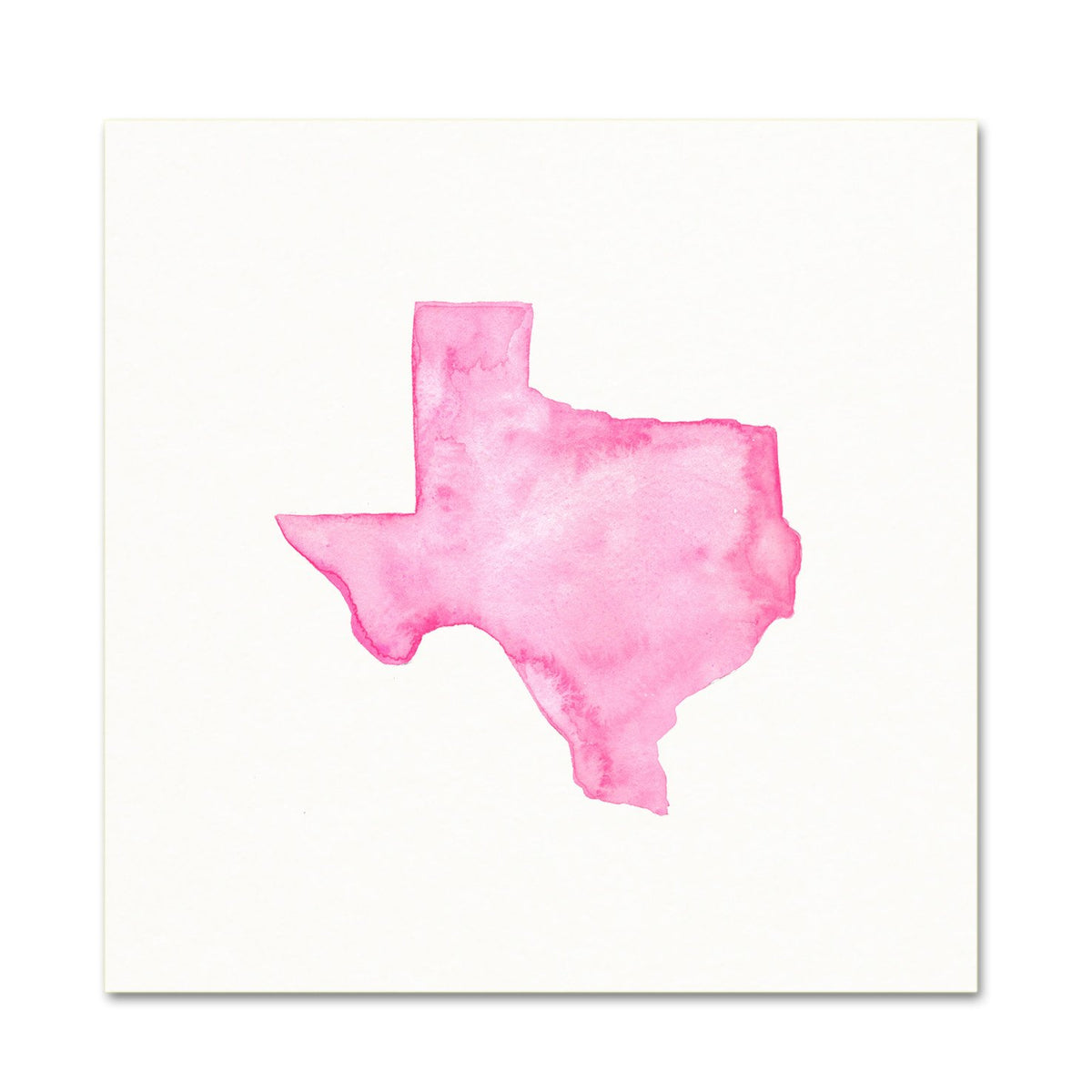 Dorm Art. State Paintings. Watercolor painting of Texas