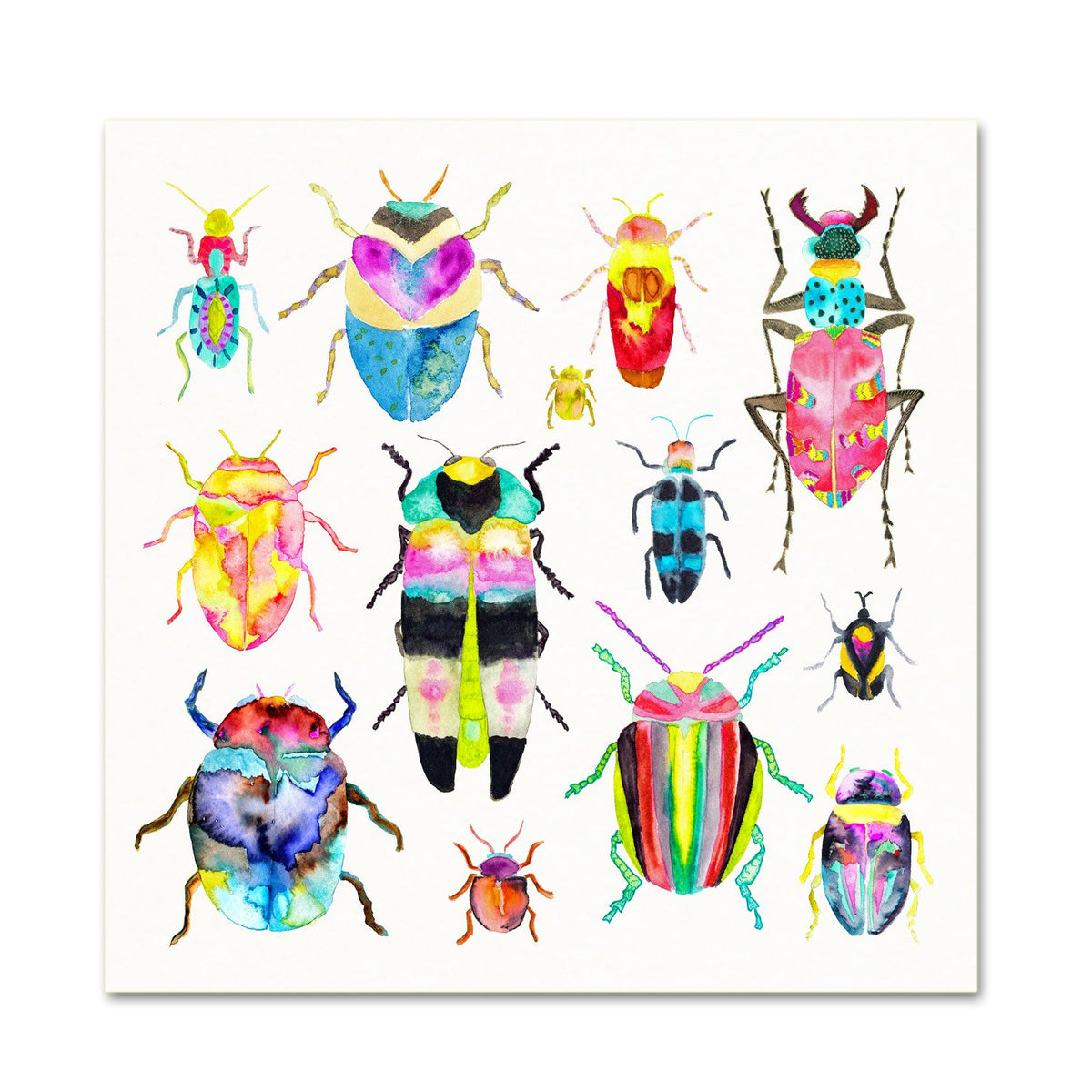 Nursery Wall Art. Nature Inspired Decor. Beetle Art Print.