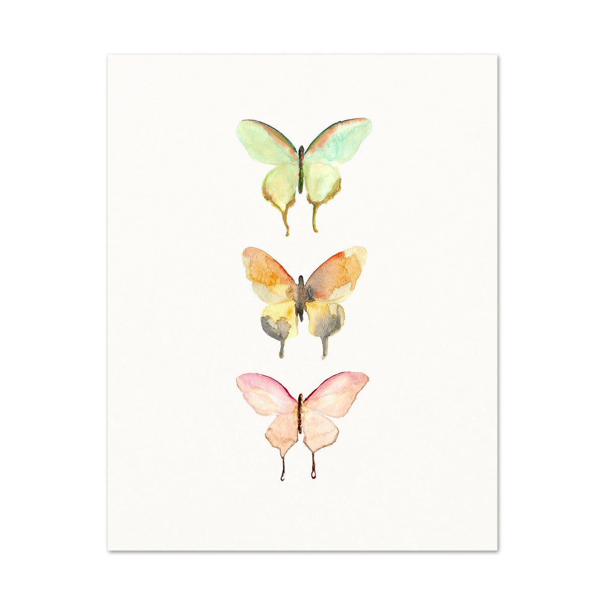 Nursery Wall Art. Nature Inspired Decor. Butterfly Art Print.